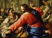 Bernardino Mei Christ Cleansing the Temple Spain oil painting artist